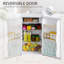 HOMCOM Under Counter Fridge 91L Small Fridge with Chiller Box-121683025