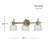 Foxhall Plug & Play 3-Light Vanity Light in Transitional and Modern Style-8.45 Inches Tall and 23 Inches Wide-107377588