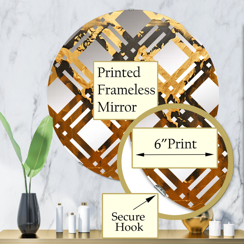 Circle Mirror, 31.4" x 31.4"