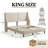 Melaya Wingback Upholstered Platform Bed Frame-640475837-653332743