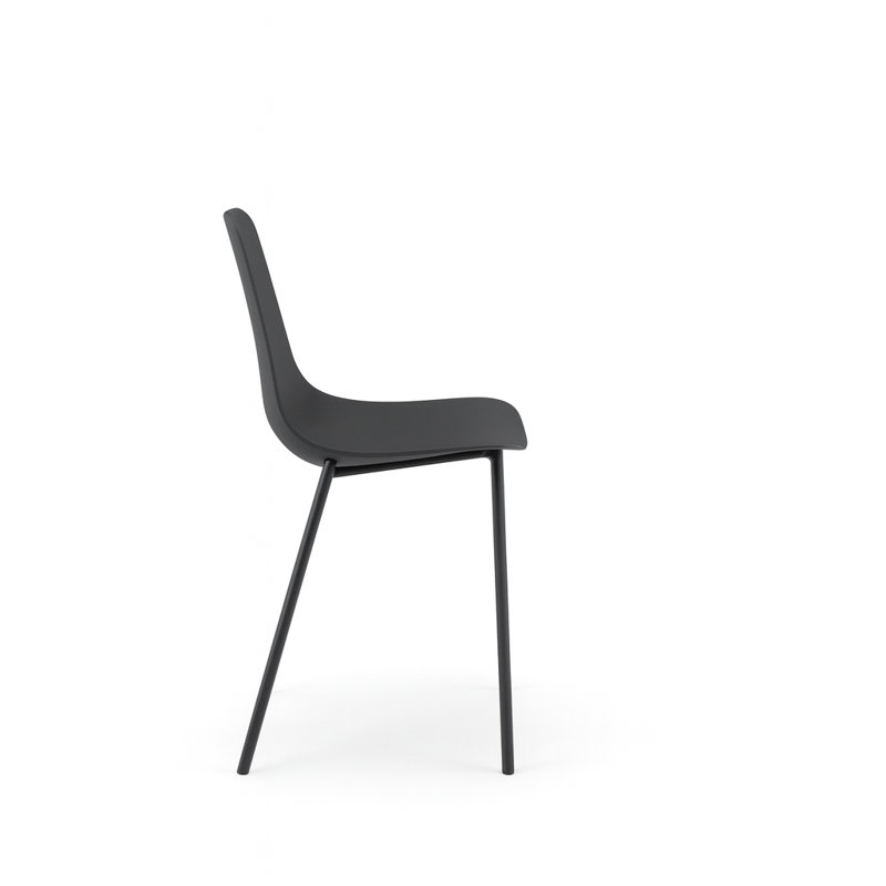 Lopezville 50cm H Full Back Side Chair, Black
