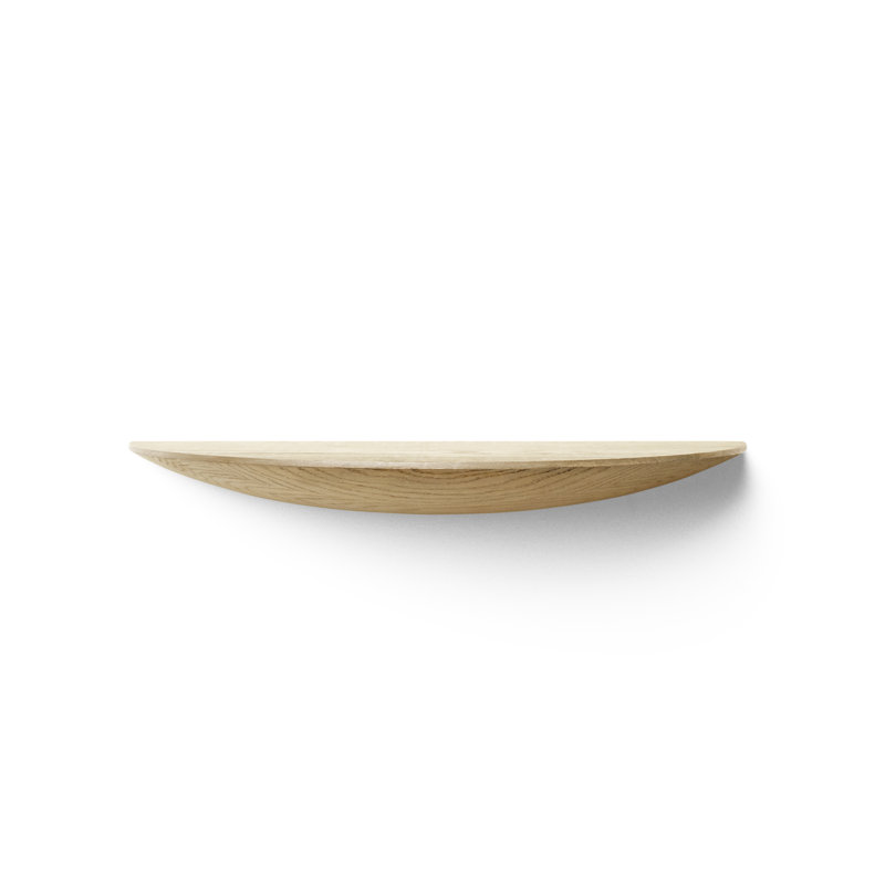 Fungi Oak Solid Wood Floating Shelf, Light Oak, 1.96" H x 16.5" W x 8.3" D