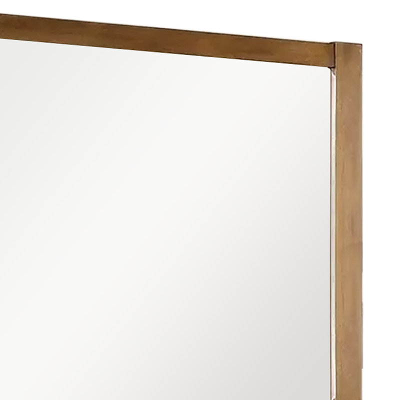 Miroir Mokszycki au fini chêne rustique