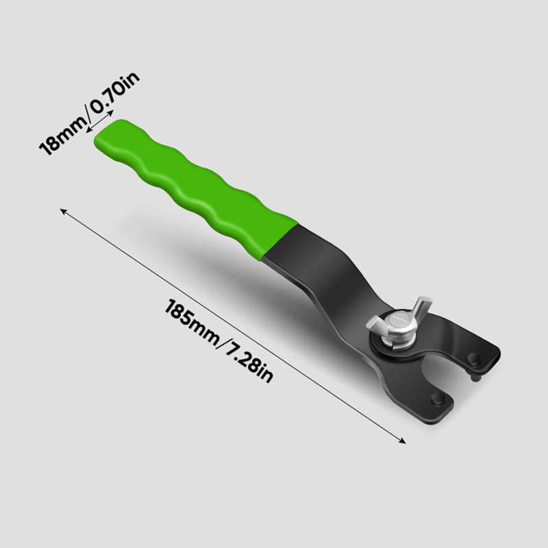 the wrench Angle Grinder Wrench Thickened Disassembly Tool Adjustable