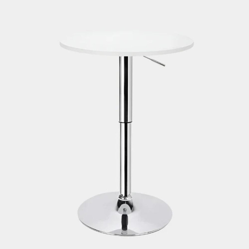 Round Adjustable Bar Table