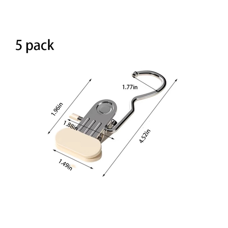 Nonka Metal Non-Slip Standard Hanger, 10