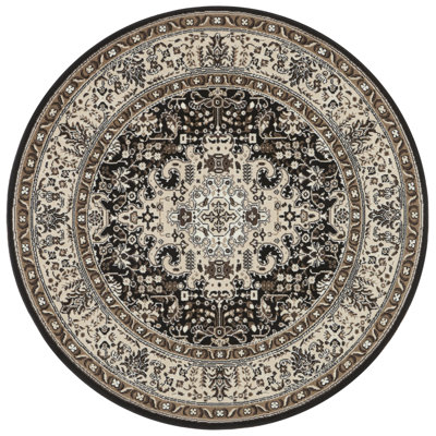 Skazar Isfahan Tufted Brown Rug