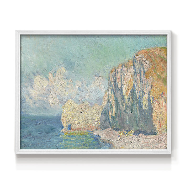 Paysages rétro-Lxxxiv-impression encadrée - réversible, H 22 po x l 28 po, Blanc