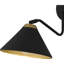Applique murale 1 lumière noir mat Alterma