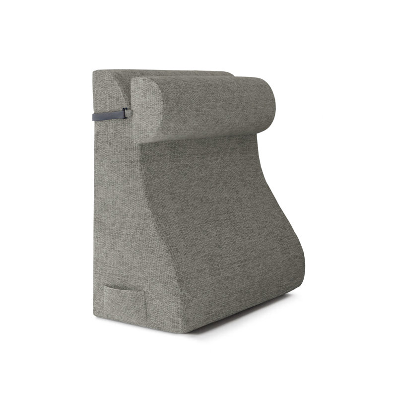 Triangular Backrest Cushion, Grey