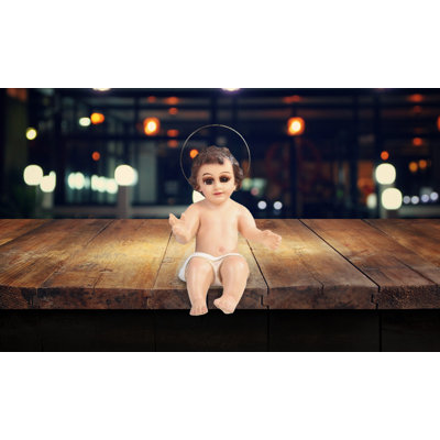 Figurine sacrée de bébé Jésus