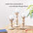 JFY Designs Solid Wood Candle Holder - Home Décor Centrepiece & Table Decorations, Rustic Candlestick Holders, Mantel Decor, Candle Stand for Pillar Candles-325347461