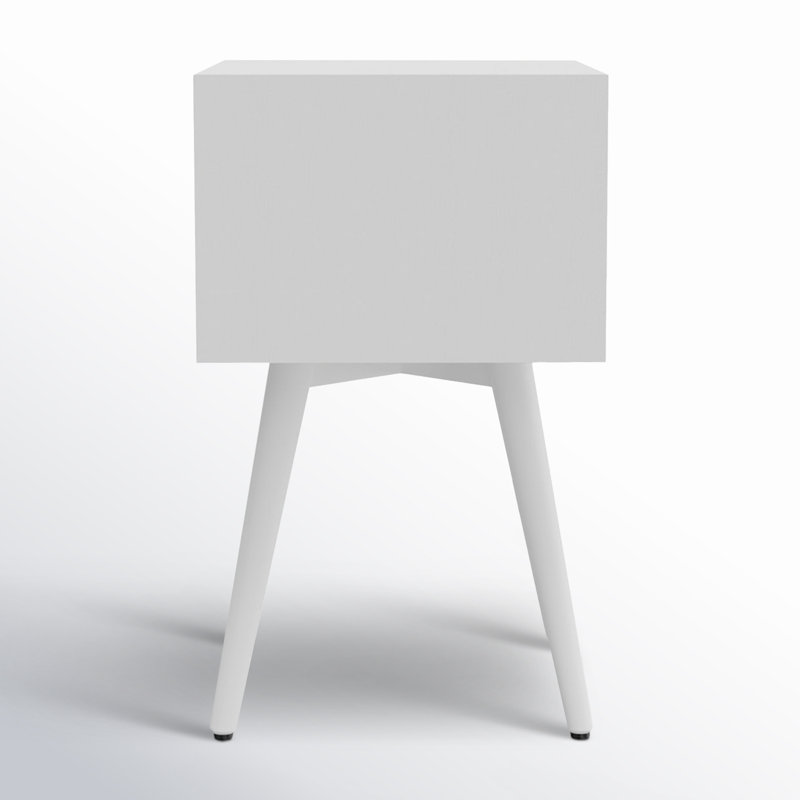 Williams 2-Drawer Mini Nightstand, White