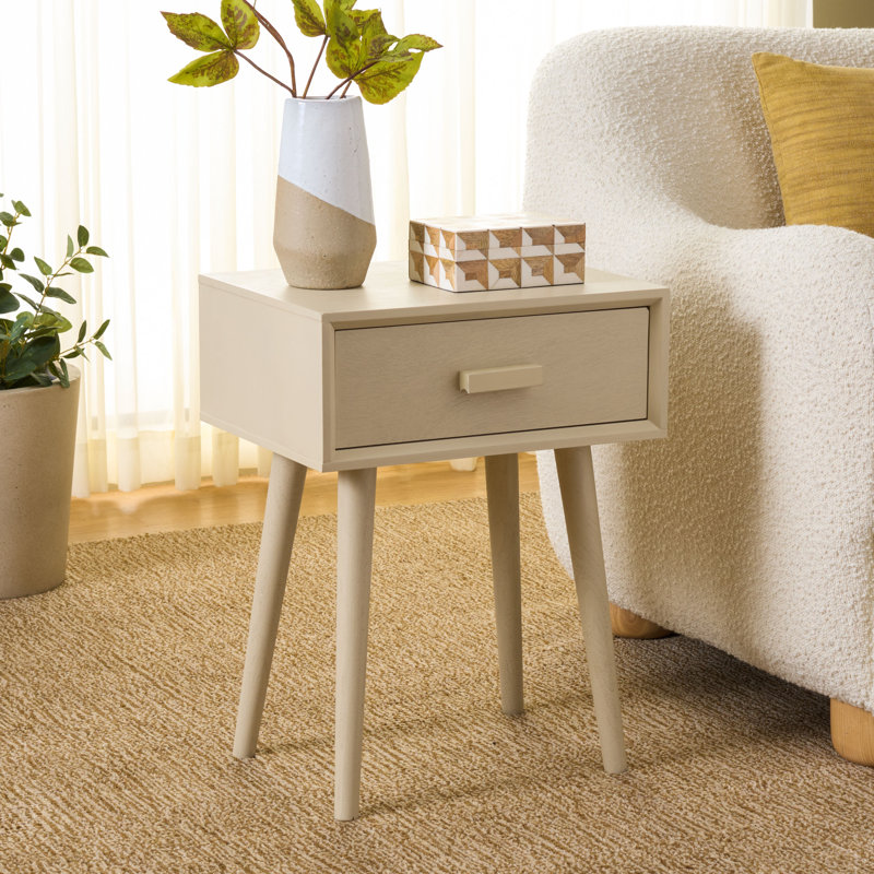 Table de bout avec rangement Dayawati, Sable
