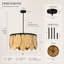 6 - Light Iron Chandelier