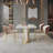 Modern Rectangular Rock Slab Dining Table Sets-102438009