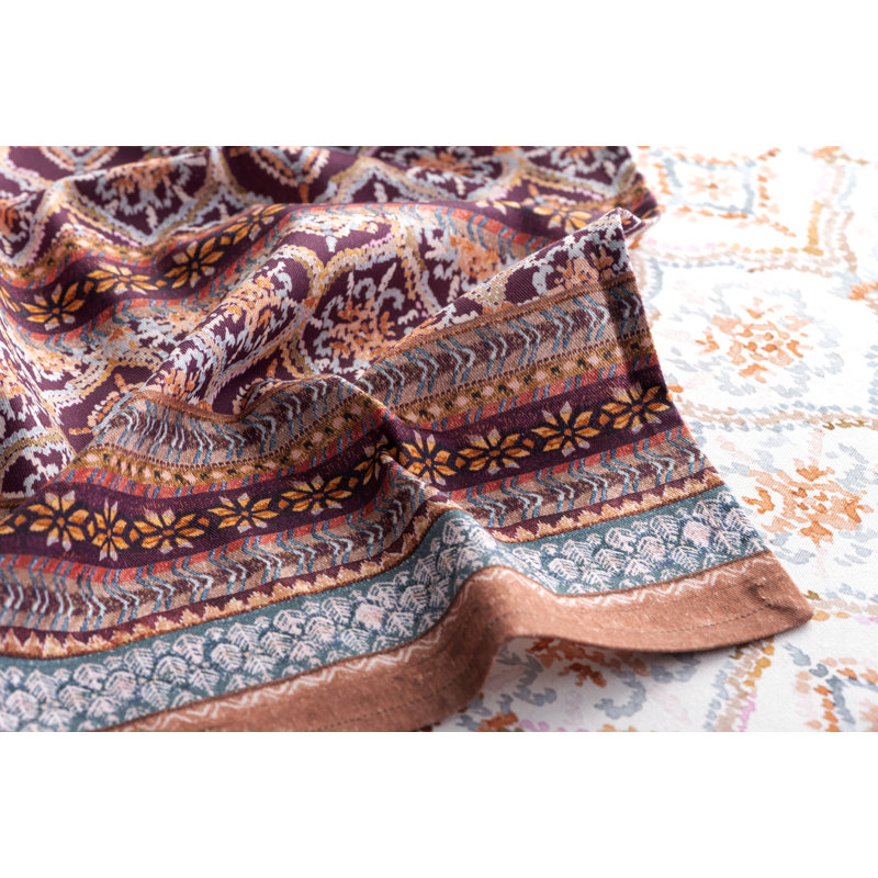 Fair Isle Cotton Square Napkin