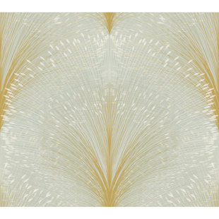 I Love Wallpaper Manhattan Modern Wallpaper in White & Gold