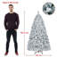 Annilee Unlit Flocked Artificial Christmas Tree-1692302614
