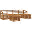 245cm Wide Patio Sectional Set