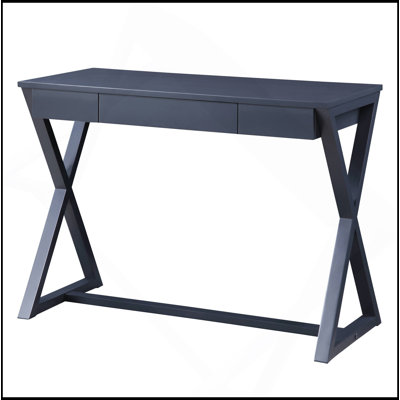 Izzy Contemporary 1-Drawer Rectangular Console Table with X-Shape Base,Entryway table,Sofa table by Longshore Tides