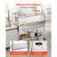 Table chauffante commerciale 5 casseroles + 2 casseroles avec réchaud