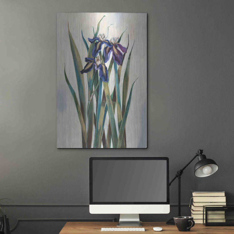 "Iris Inlay" par Louise Montillio, H 36 po x l 24 po