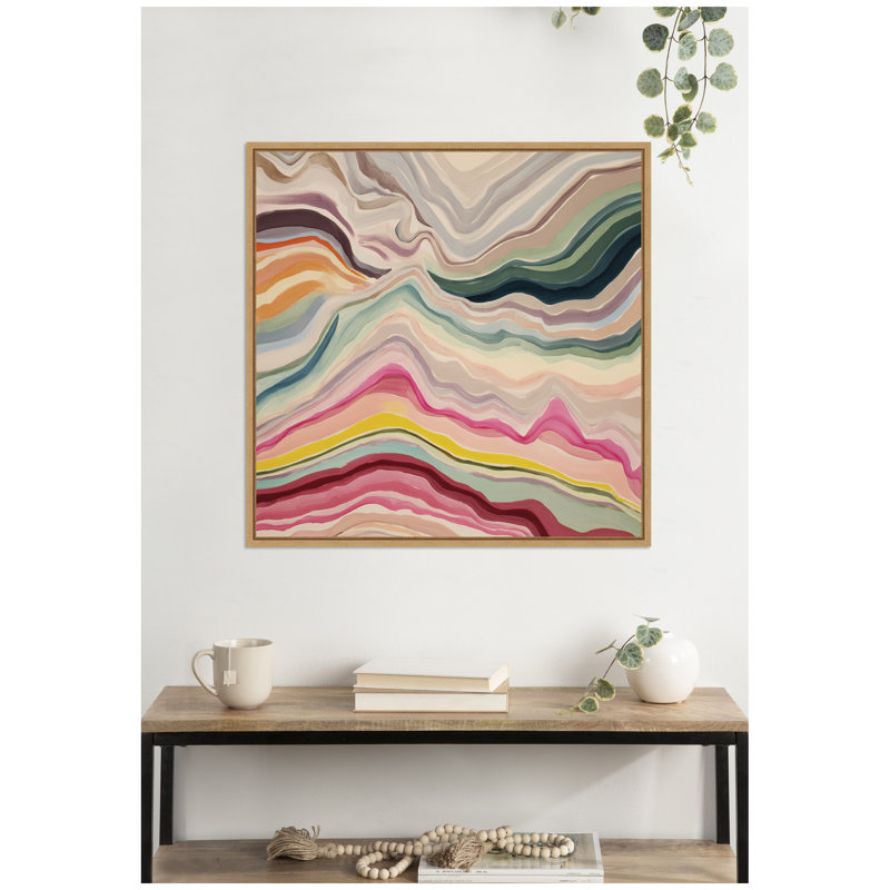 Lark Manor™ Painted Canyon Square by Amy Lighthall Framed Canvas Wall ...