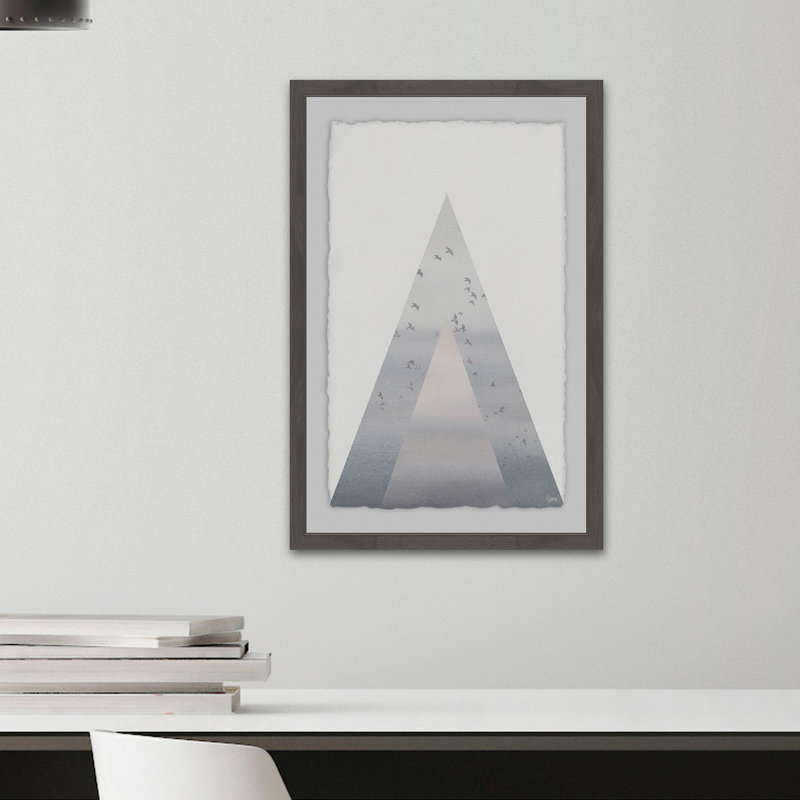 Triangle Of Birds by Eyre Tarney - Single Picture Frame Painting, 91cm H x 61cm W x 4cm D