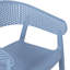 Fauteuil de salle à manger d'extérieur 2 pièces H 29 po Delron-1121802284