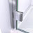DreamLine Lumen 34 inch D x 42 inch W x 74 3/4 inch H Semi-Frameless Hinged Shower Door in Brushed Nickel with Center Drain White Shower Base Kit-38819344-38819345-132401204