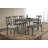 Weathered Grey Dining Table With Turned Leg-1550443544