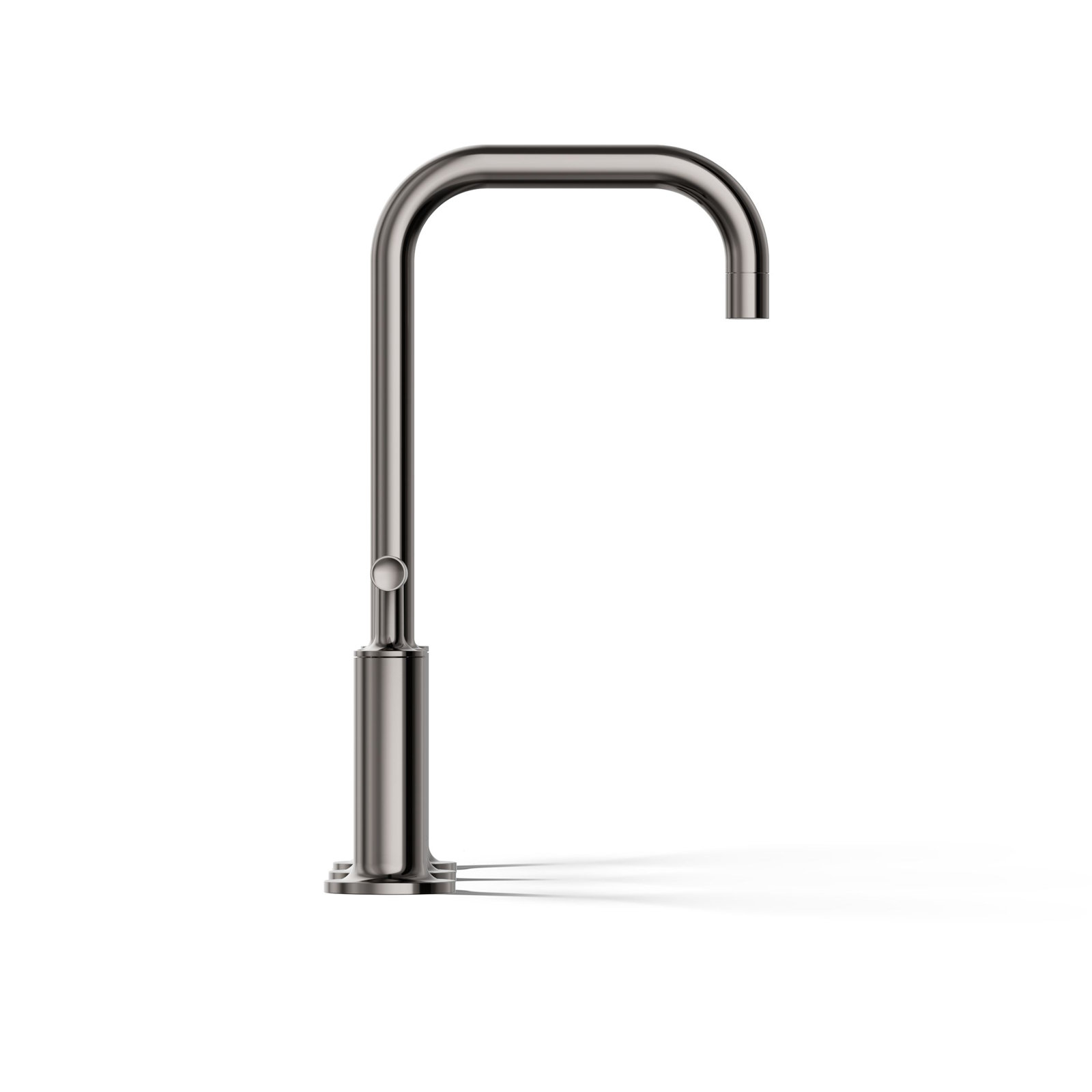 Purist Widespread Bathroom Faucet, Vibrant Titanium