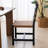 Black Solid back side Chair(Set of 2)