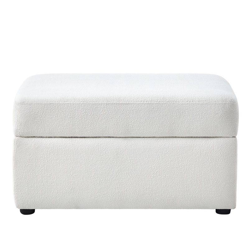 Rangement, tissu de qualité commerciale, motif uni, siège mi-ferme, sans assemblage