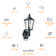 Classic Outdoor Wall Latern L 15 S with Motion Sensor E27
