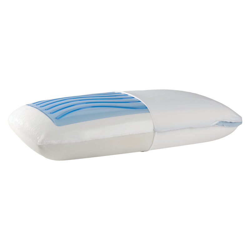 Sealy Dreamlife Memory Foam Gel Medium Firm Pillow, Standard, 1
