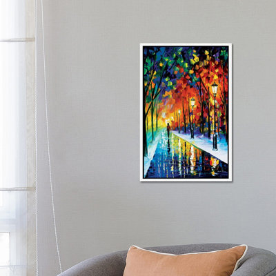 Frozen Path by Leonid Afremov - Painting on Canvas