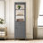 Laval 72" Freestanding Linen Cabinet, Tall Bathroom Storage Tower with 3 Open Shelves-120234562-120613963