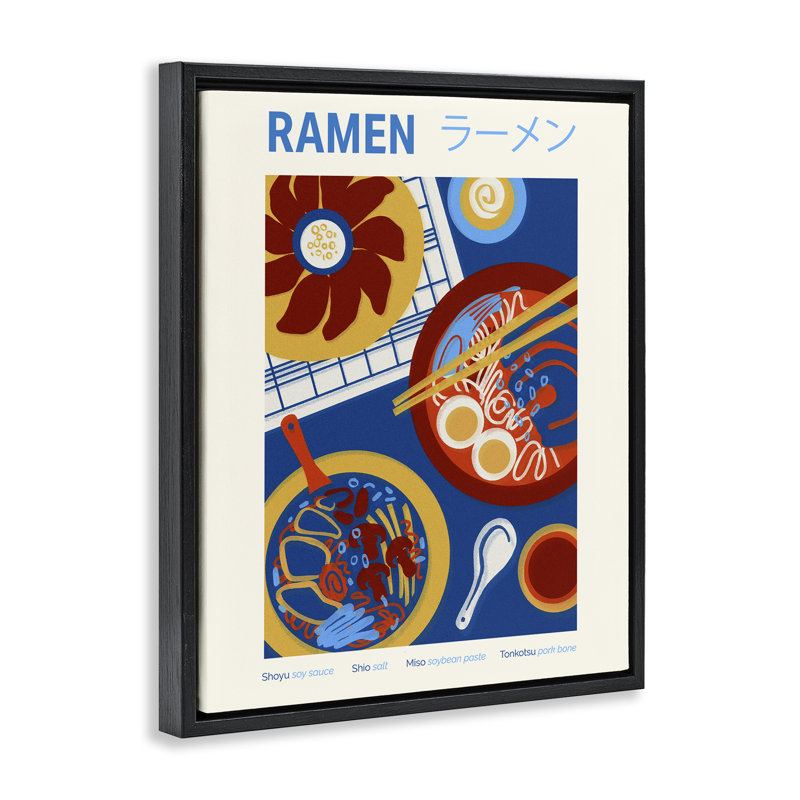 Cadre flottant pour table Ramen, design par Victoria Barnes, Cadre flottant noir de jais, H 21 po x l 17 po