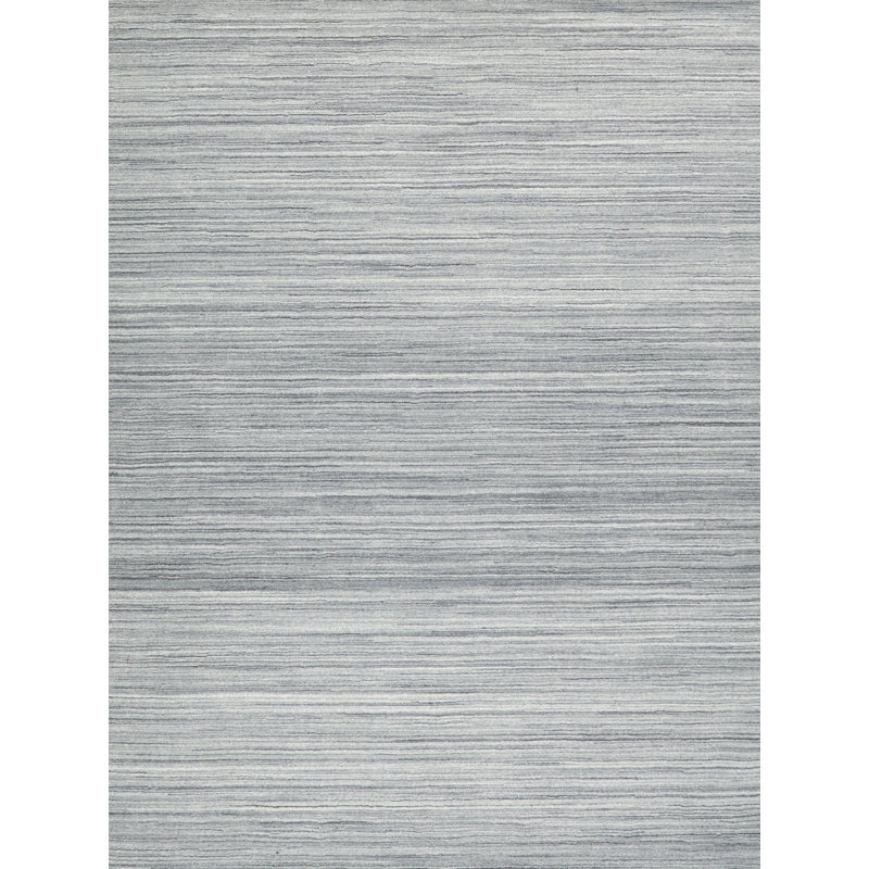 Serenity handloomed PET Beige/Brown Area Rug, Rectangle 9' x 12', Gray/Silver