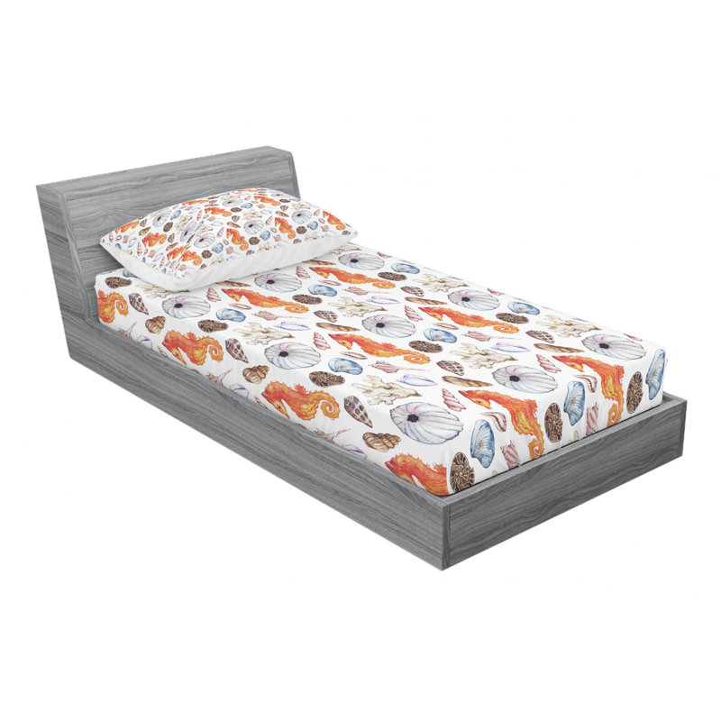 Microfiber Sheet Set, Twin XL Sheet Set with Fitted Sheet