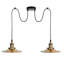 Gunn 2 - Light Black Cluster Pendant