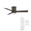 Ventilateur de plafond encastré intelligent à 3 pales intérieur / extérieur Axis avec télécommande et ensemble d'éclairage à DEL inclus-50618021-50618019-104550578