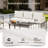 Carbie 3-person Outdoor Metal Sofa