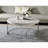 COFFEE TABLE W/MARBLE