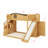 Twin Over Full Bunk Bed With Storage Staircase, Shelf, Slide And Wardrobe-69425985
