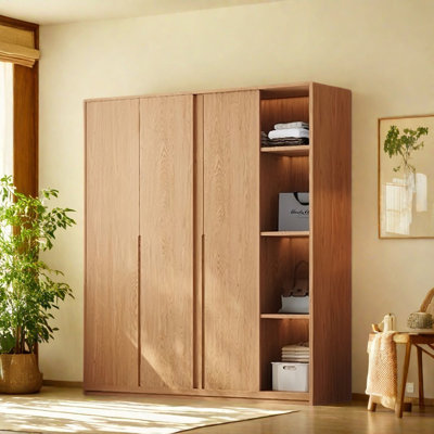 Garde-robe simple en forme de bûche