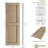 Rustic Two Equal Louver Faux Wood Shutters (Per Pair)-88968604-88968607-88968568