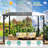 10 Ft. W X 10 Ft. D Aluminum Pergola with Canopy-113366794